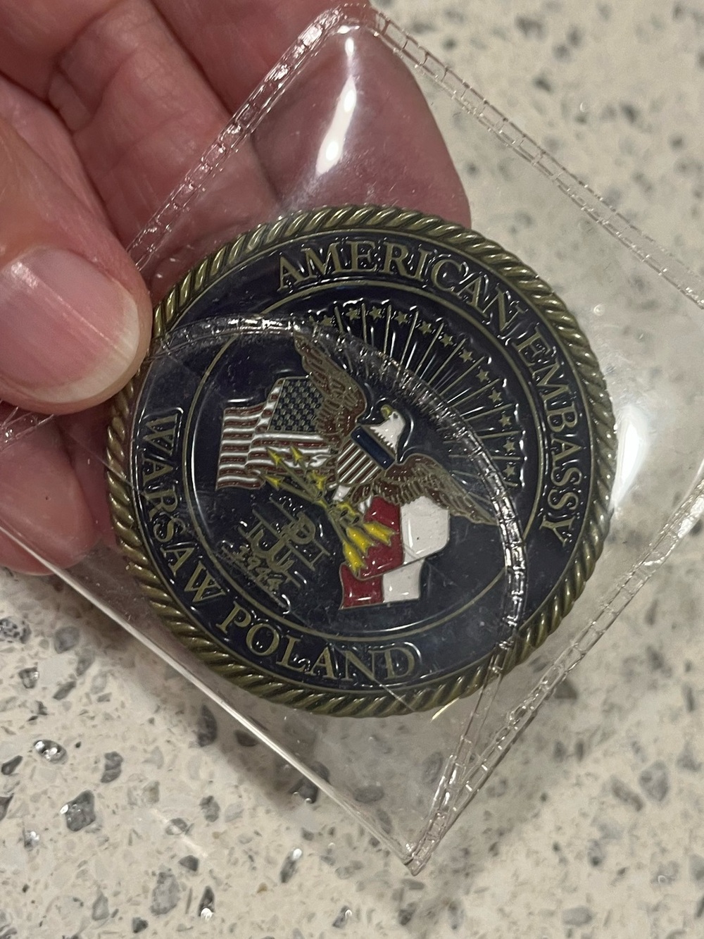 Embassy Challenge Coin Collection-Romania, Poland, Guatemala, Italy, Etc - Picture 12 of 16